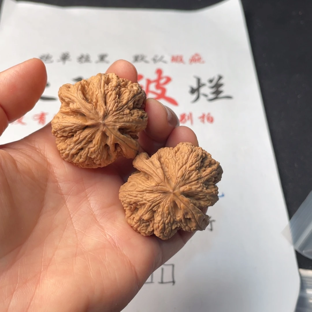 文玩核桃把件953。41粗筋