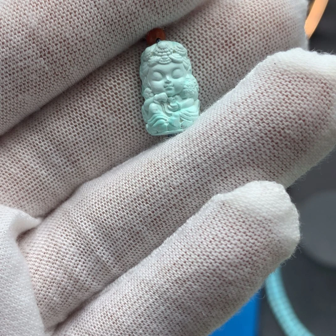 绿松石挂件未镶嵌