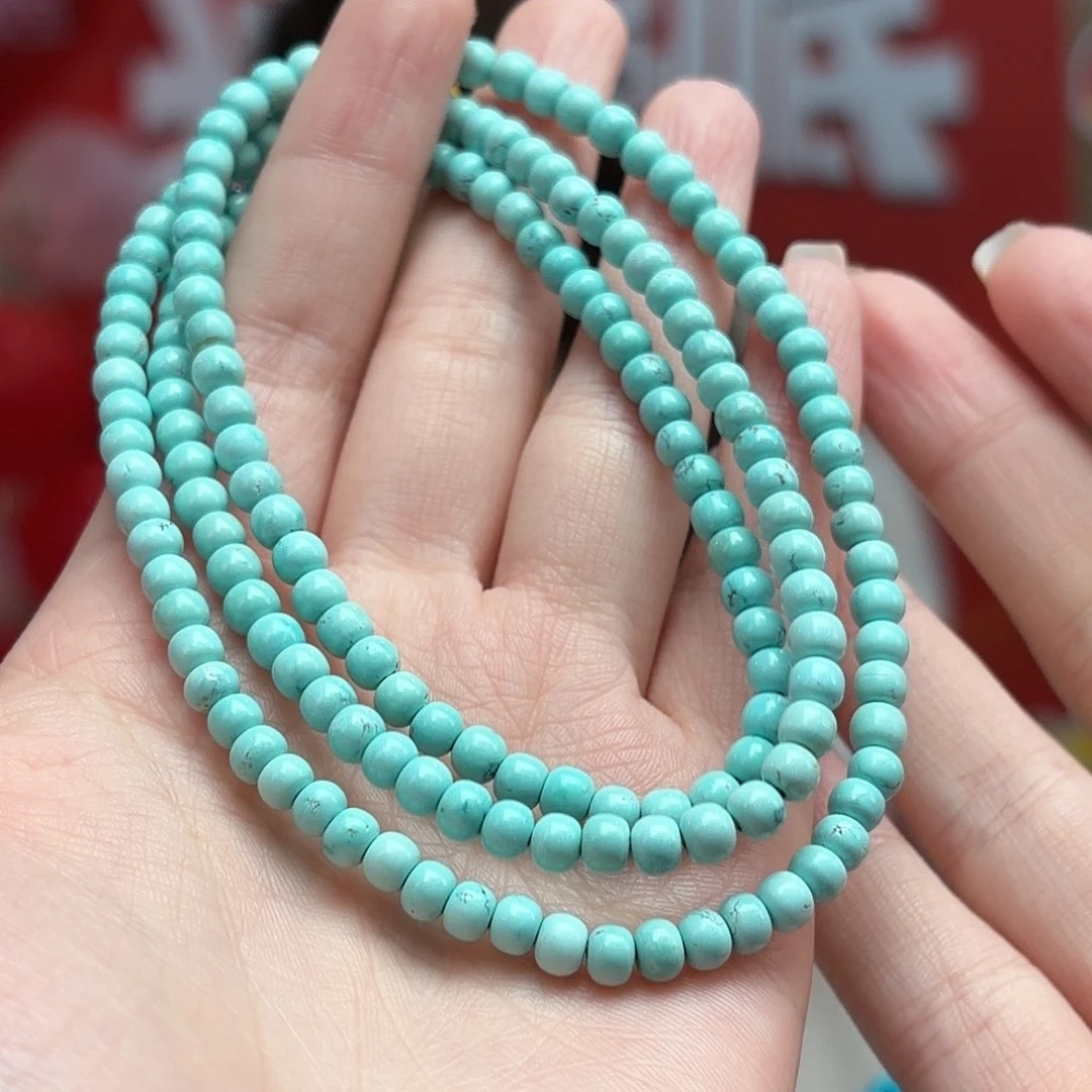 绿松石未镶嵌颈饰