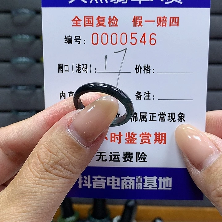 翡翠戒指未镶嵌     546