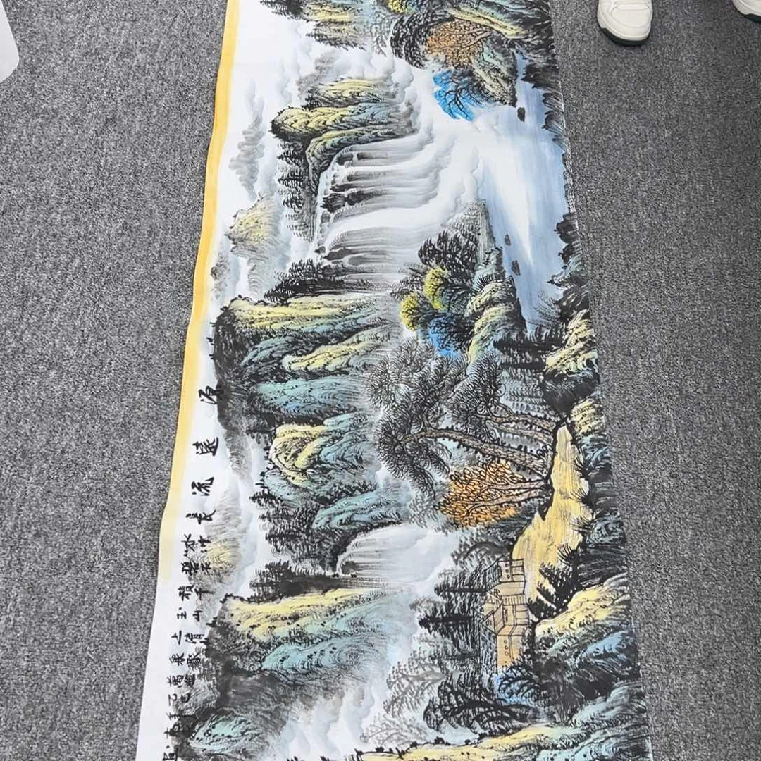 国画纯手绘字画宣纸