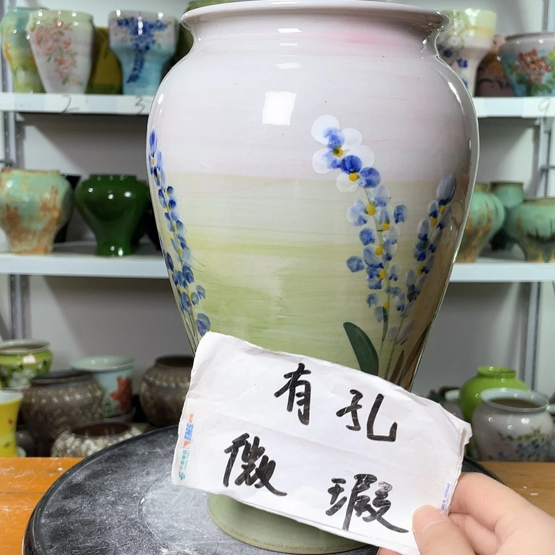 景德镇陶瓷花盆花器暇256