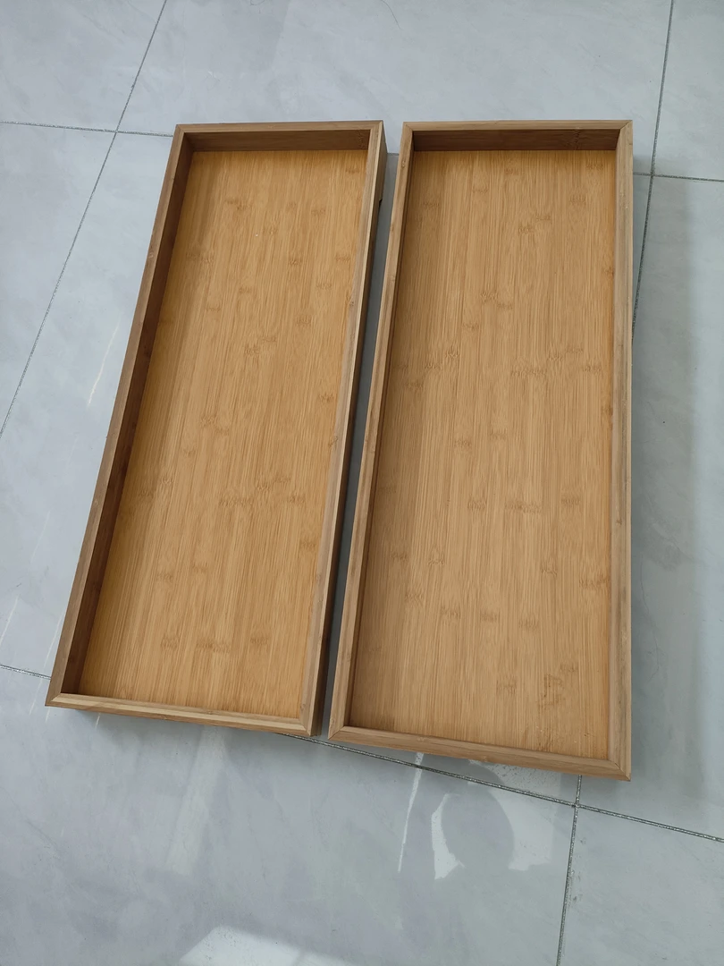 鸽子食盘竹木框架防水板食盘80长30宽