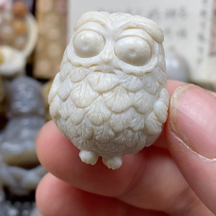 颈饰未镶嵌硅化珊瑚（珊瑚玉）