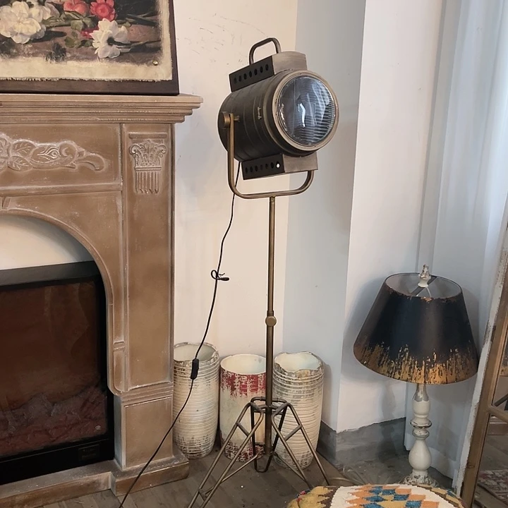 水晶玻璃吸管款落地灯