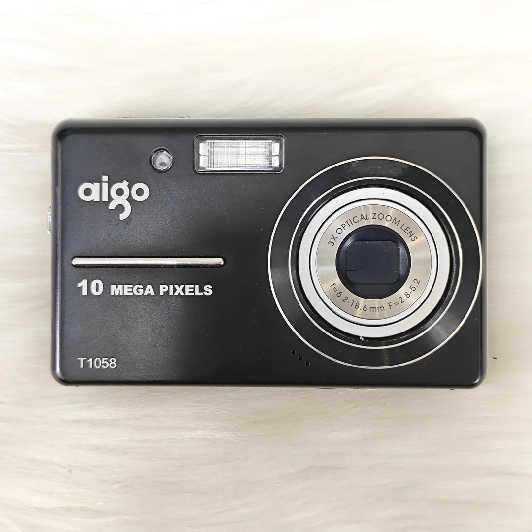9新 aigo/爱国者 t1058 黑色 出片清晰冷白皮 配件齐全