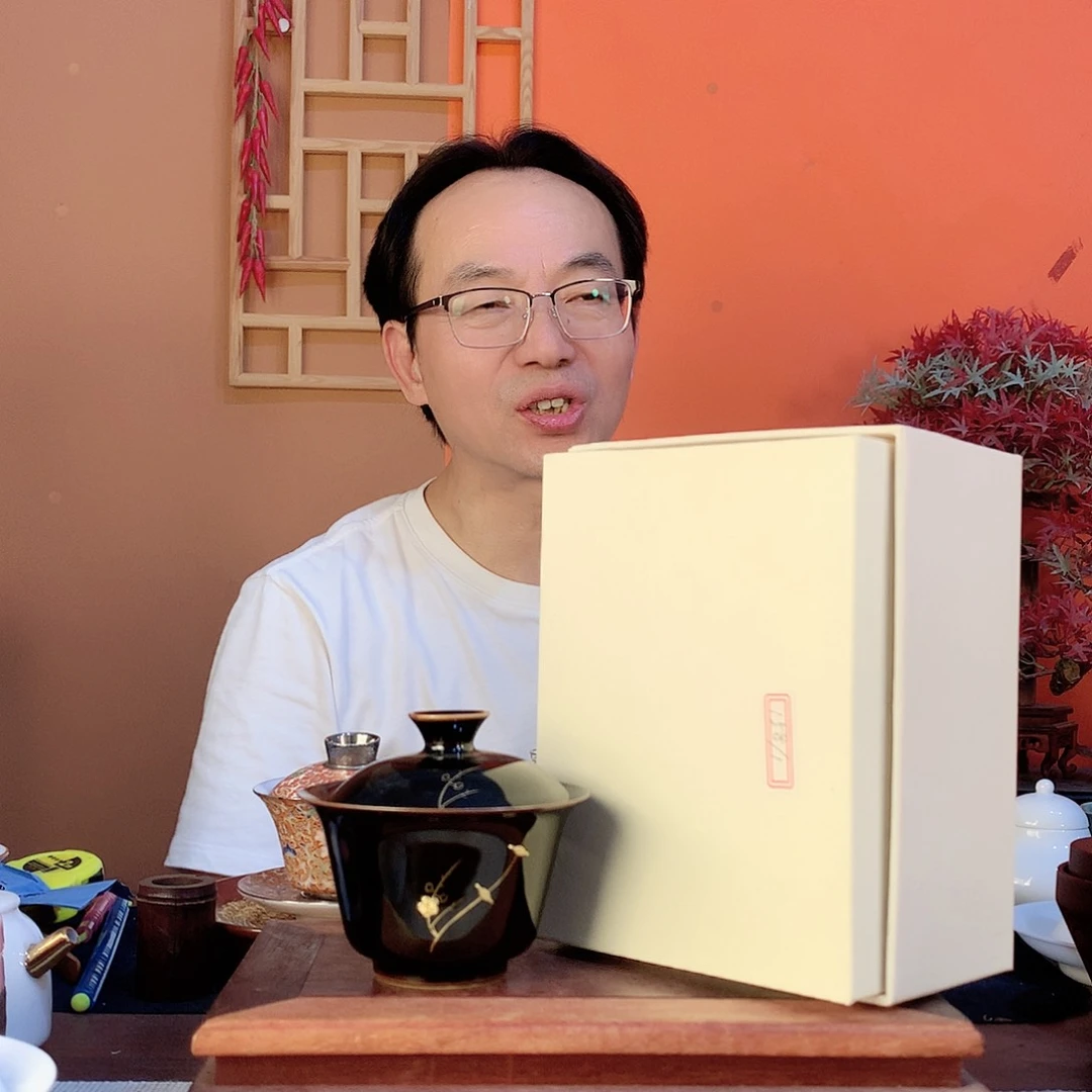 陶瓷手工锯瓷酱油二才盖碗