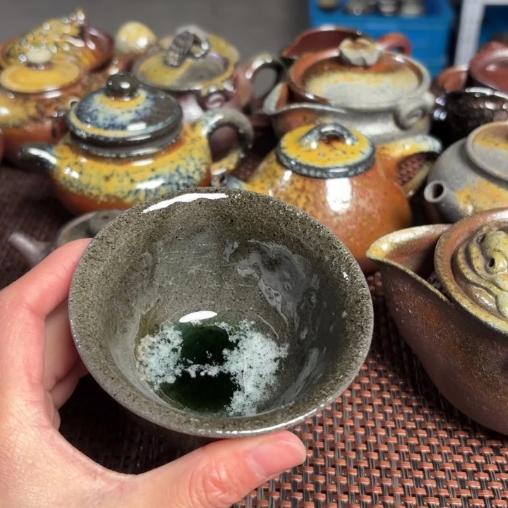 紫砂茶杯玉化瑕杯130 C