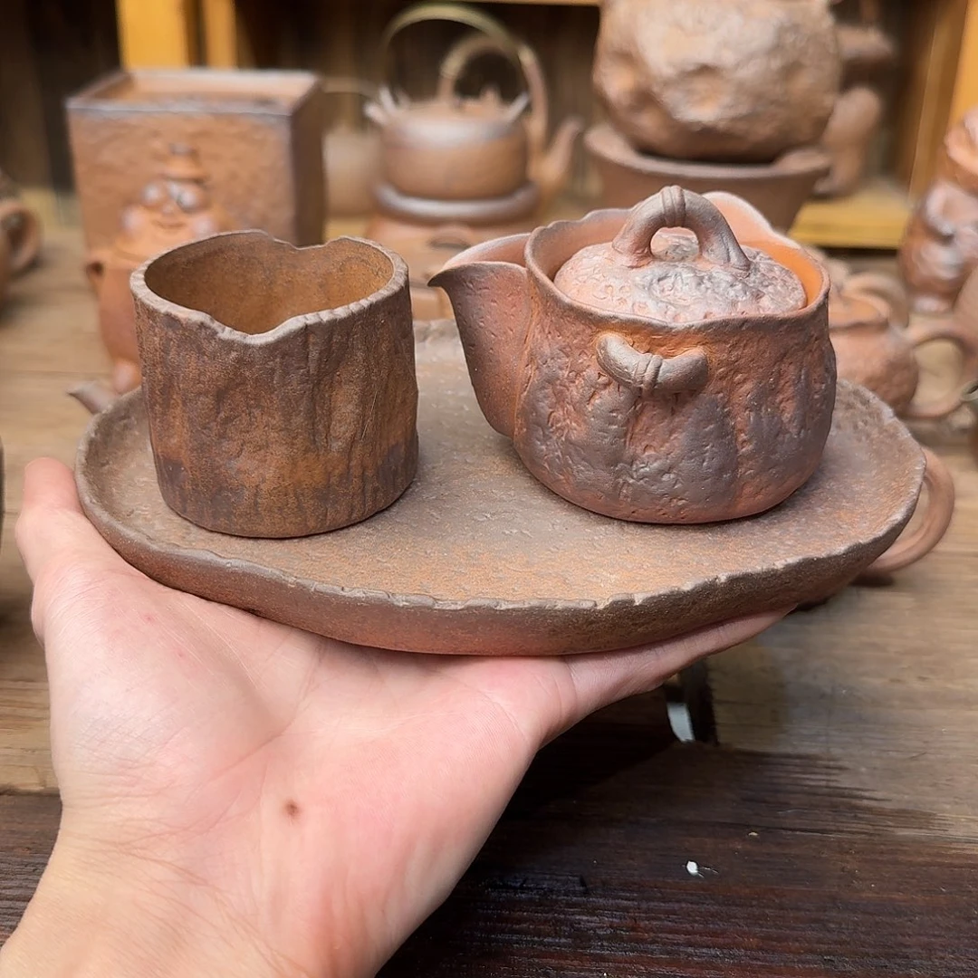 原矿老岩泥茶器系列