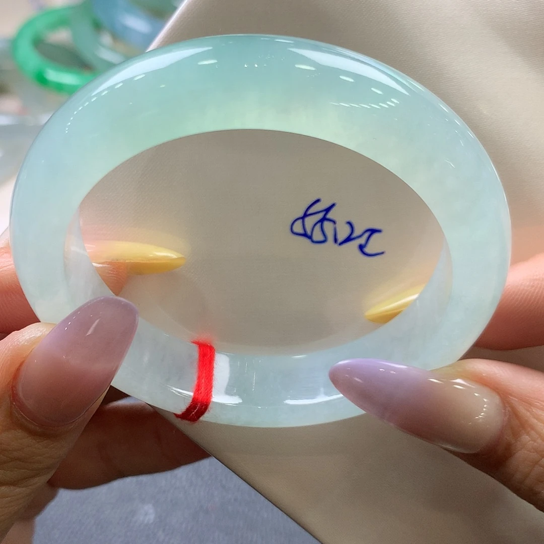 翡翠未镶嵌手镯55.2正