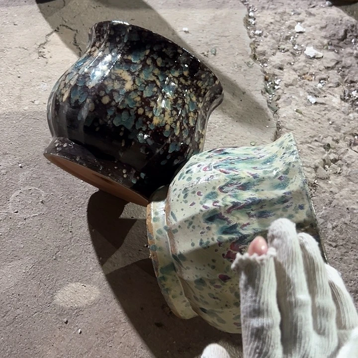 紫砂花盆次品颜色随机发