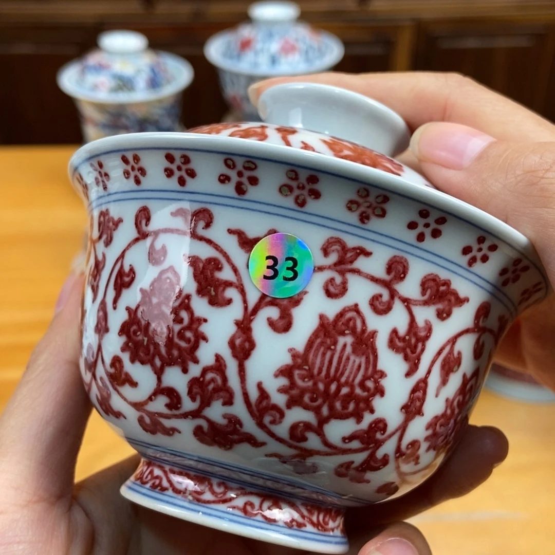 手绘现代茶具非古董