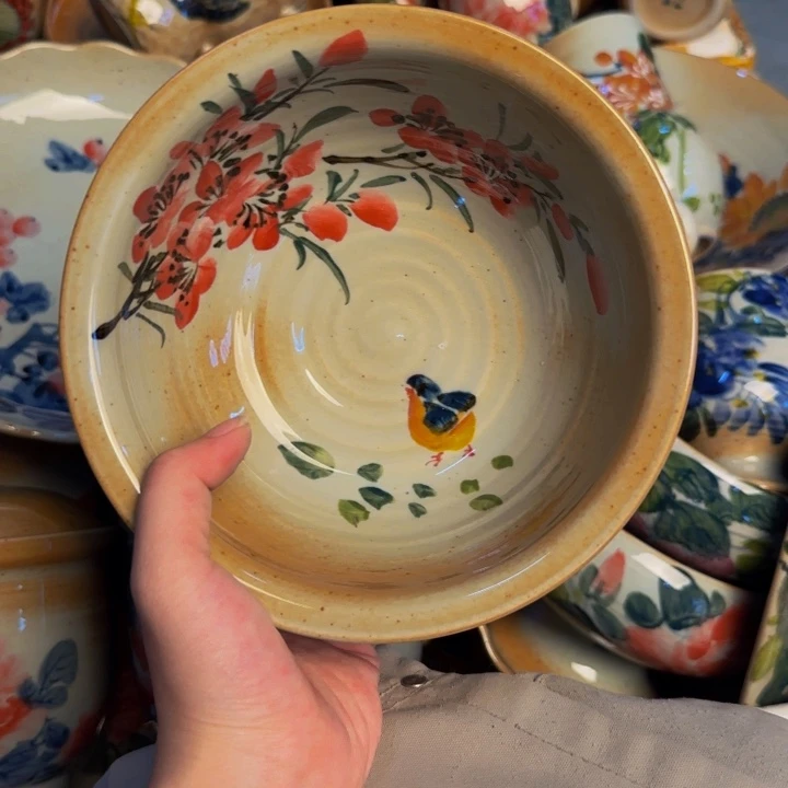 瓷片景德镇陶瓷手工手绘