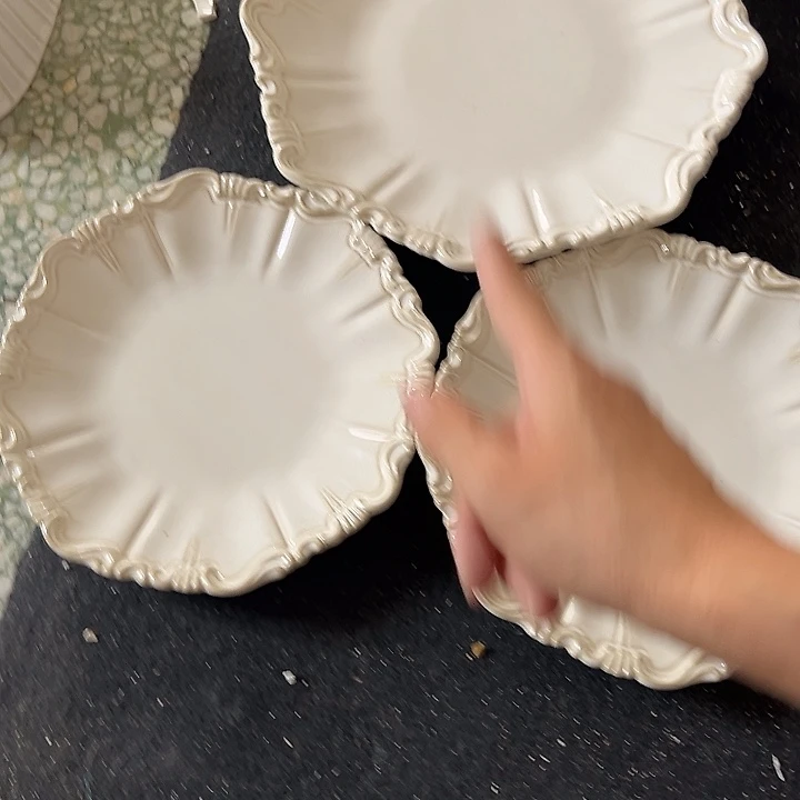 瓷片默认瑕疵商品洛可可1大2小