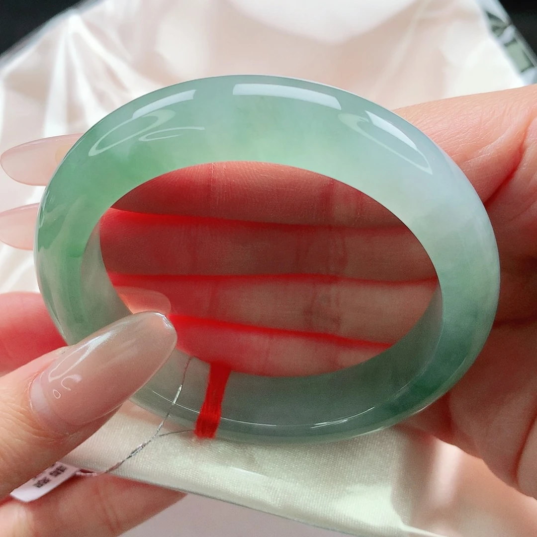 未镶嵌手镯翡翠53圈