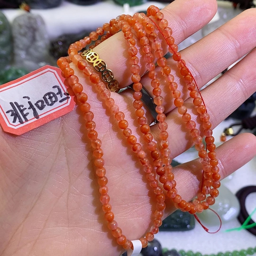 和田玉（糖玉）颈饰足铂镶嵌