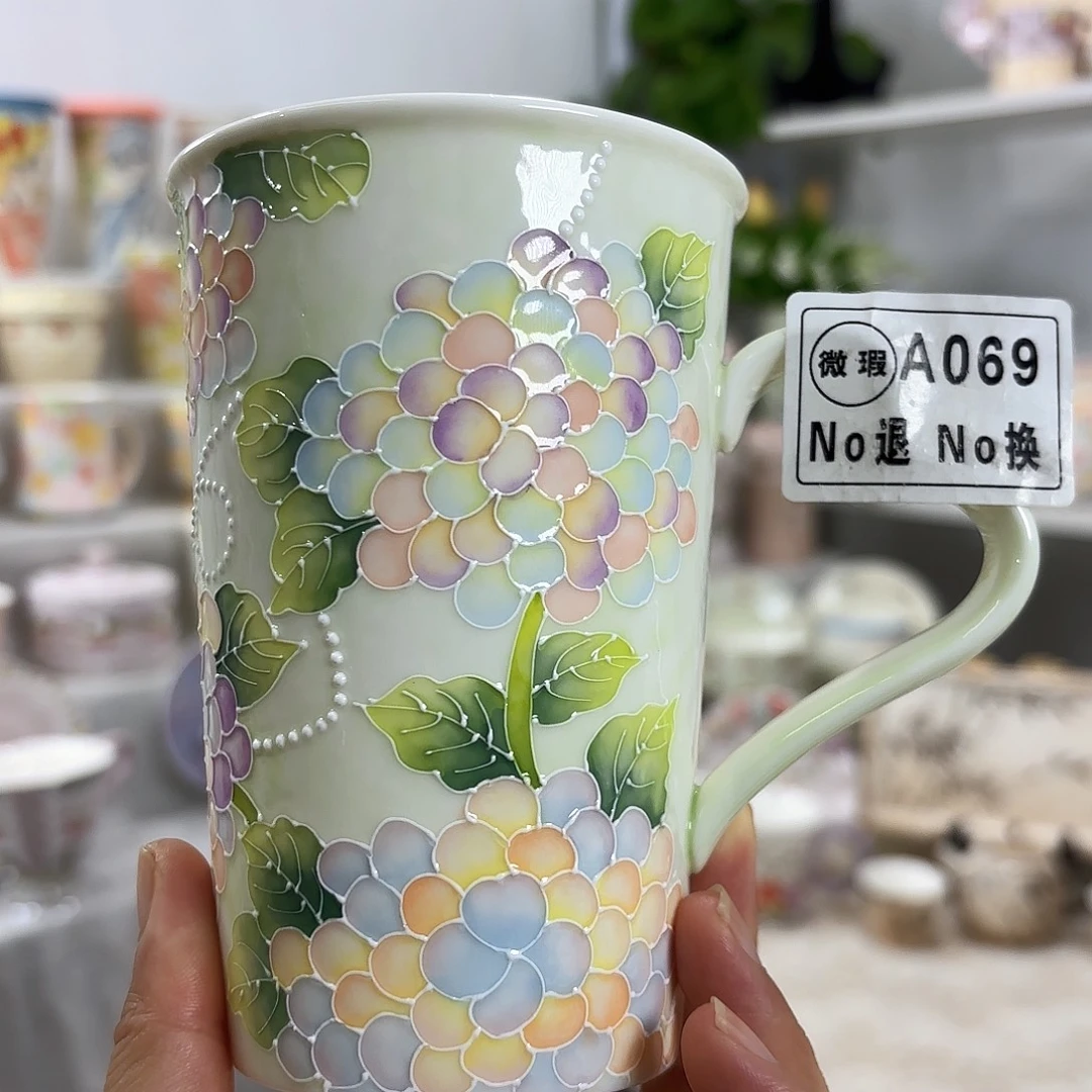 手绘创意高温釉下彩陶瓷