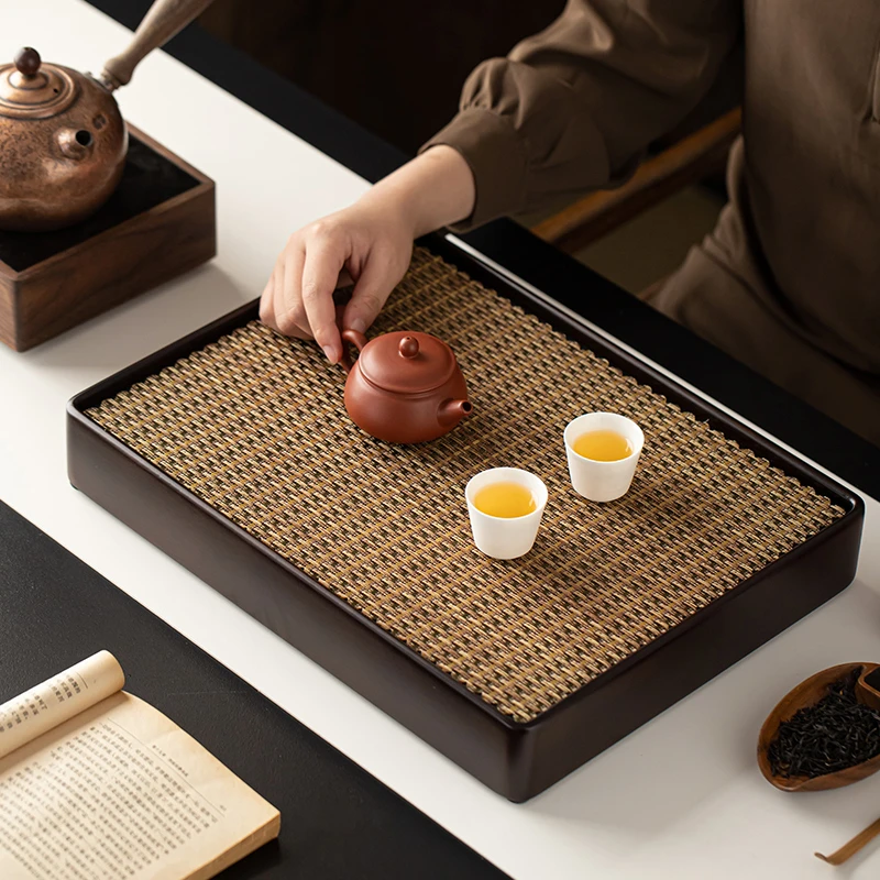 电木茶盘家用小型茶台客厅茶海功夫茶具储水茶托盘干泡台小茶盘