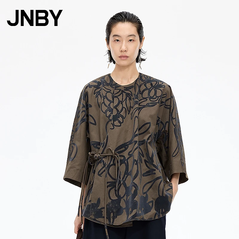 【商场同款】JNBY/江南布衣25冬新品夹克外套宽松H型5P0614720