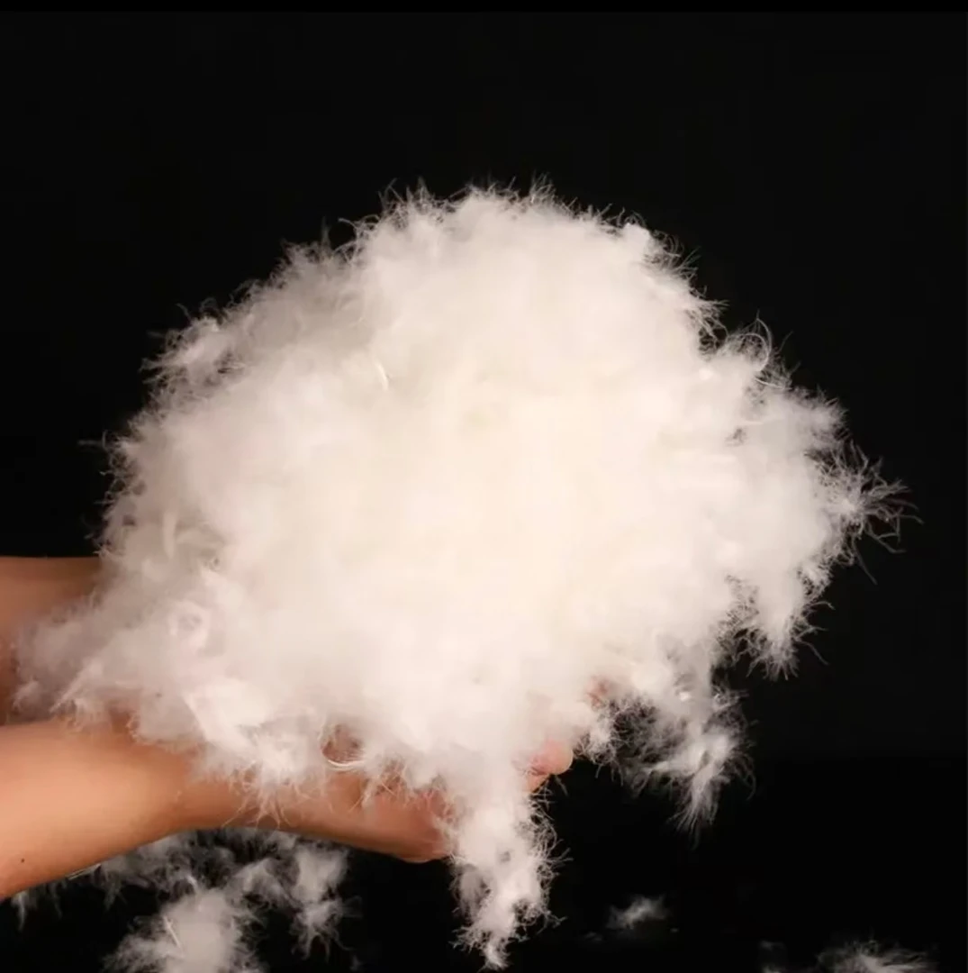 东北老鹅绒大朵绒 高品质羽绒 服羽绒被 填充原料