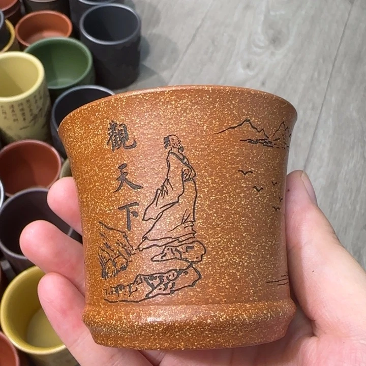 茶杯紫砂全手工紫砂