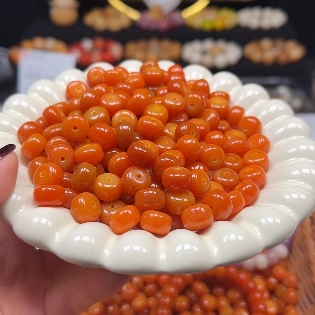 菩提根/象牙果手串卡12金橘药片108颗