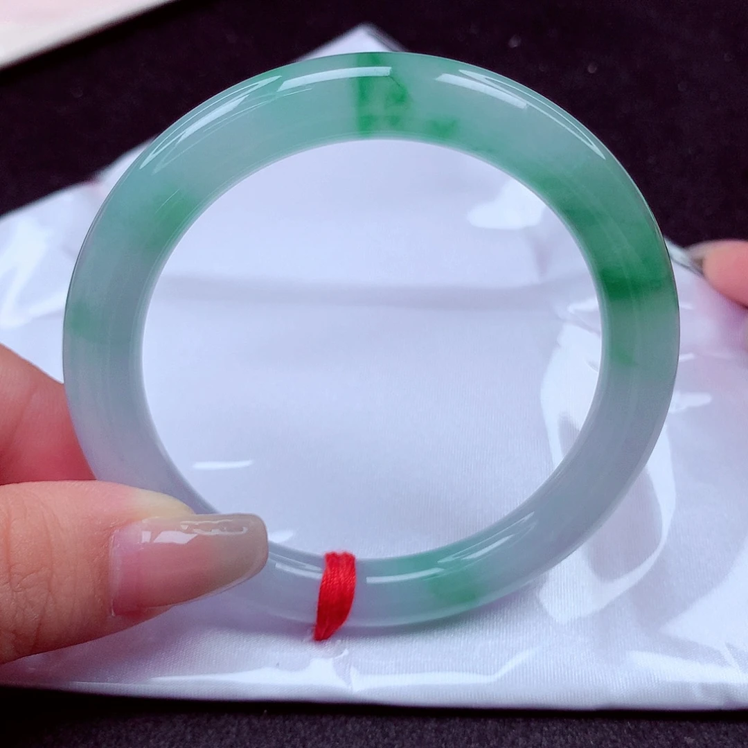 翡翠未镶嵌手镯天然缅甸A货翡翠玉手镯