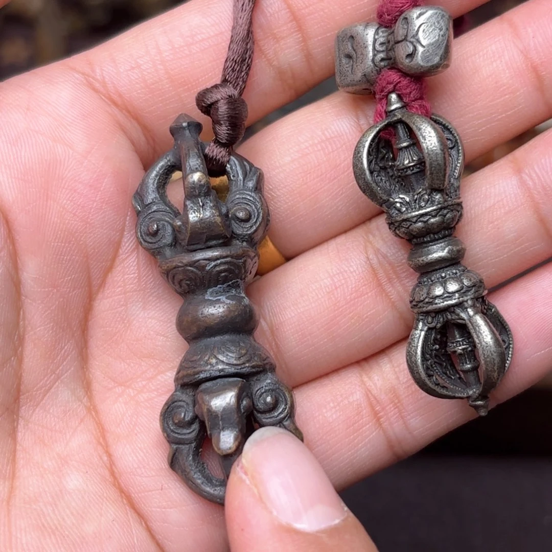 铜星月菩提吊坠项链