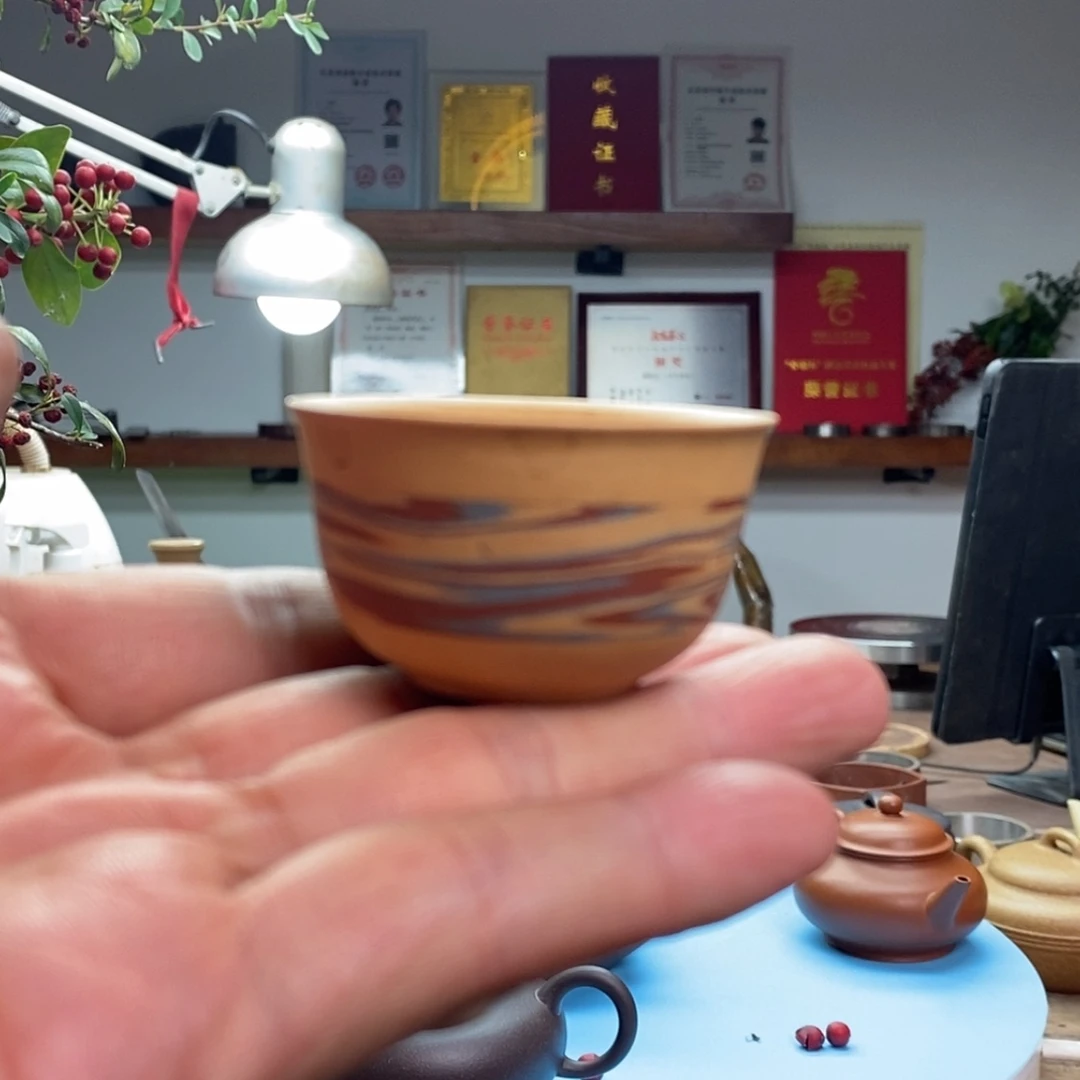【闪购商品】茶壶段泥主人杯:30CC半手