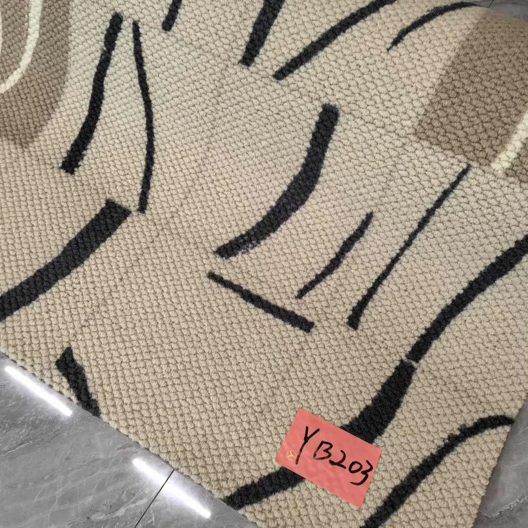 羊毛尼龙菠萝圈160X240厘米高品质家用卧室客厅书房地毯【微瑕】