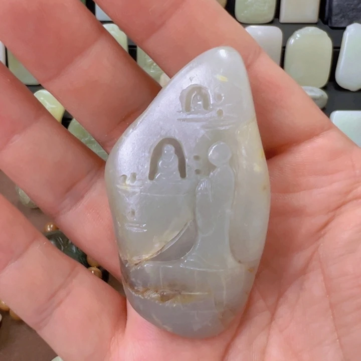 吊坠(不含链)未镶嵌和田玉