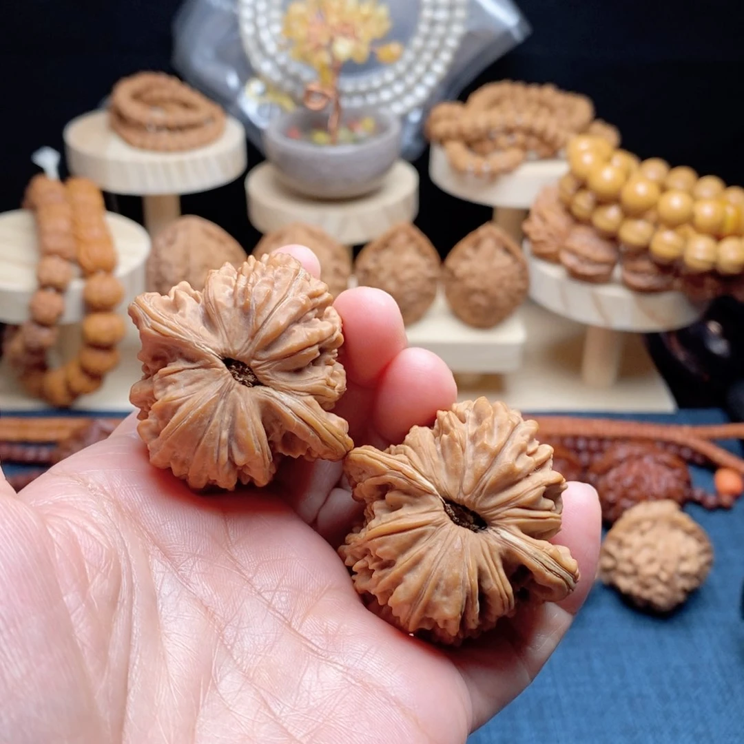 吊坠桃核四座楼核桃43