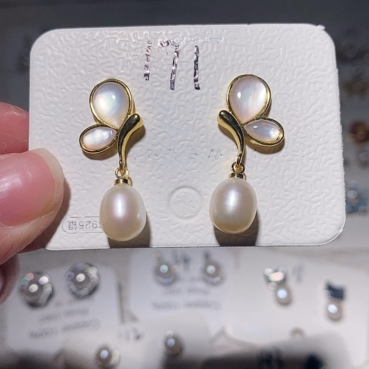 未镶嵌耳饰淡水珍珠