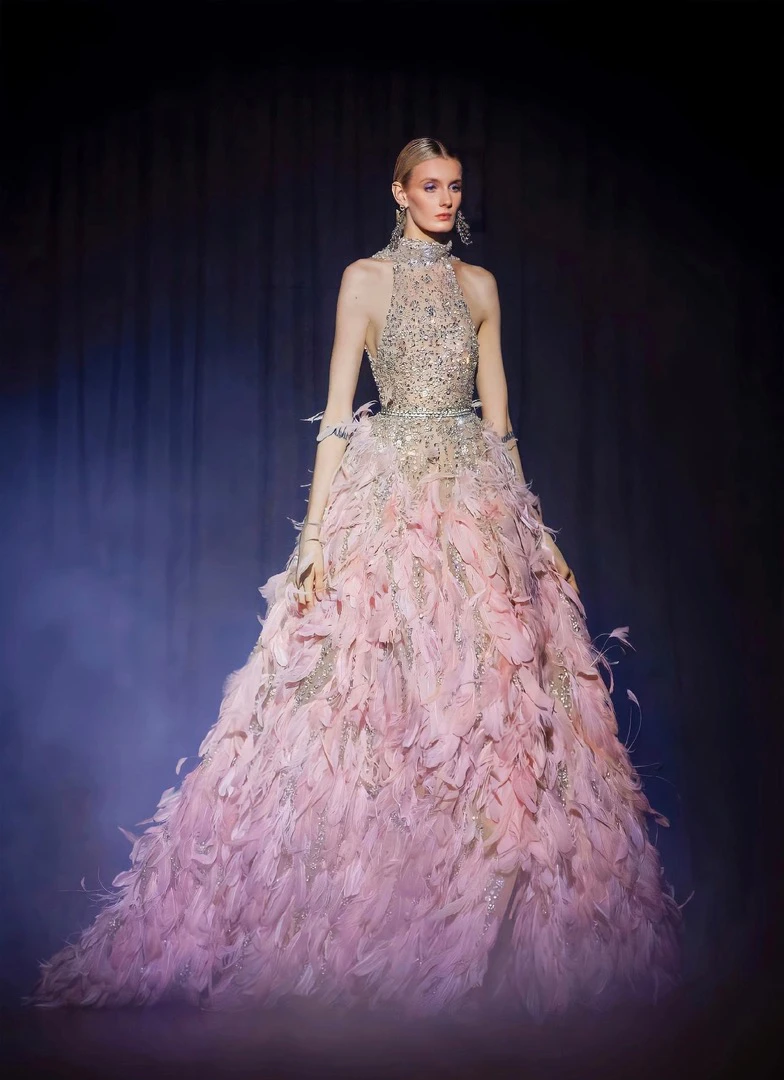 高档水溶蕾丝刺绣立体花布料旗袍晚礼服苗装婚纱裙装料子面料