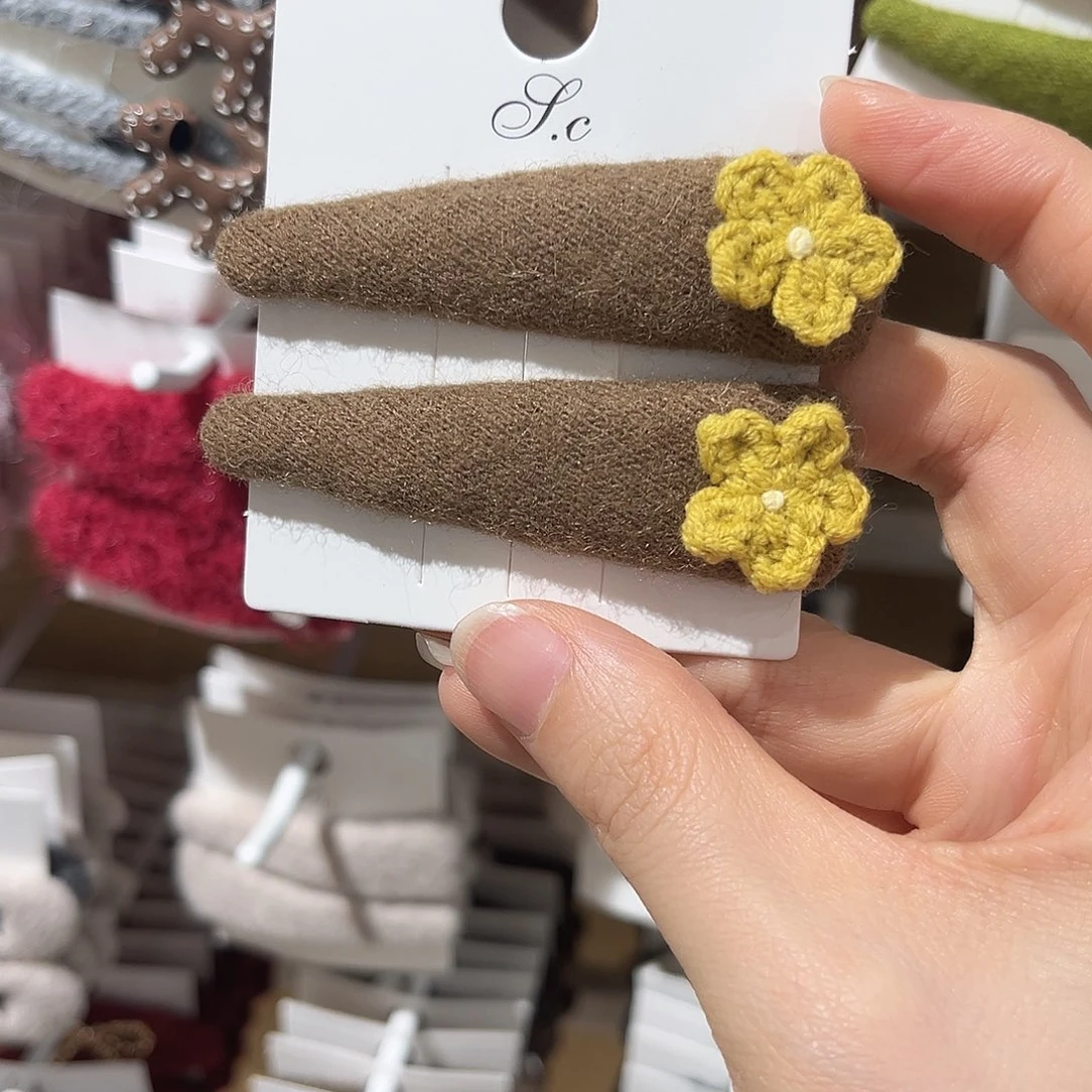 布艺非金属小黄花掰掰