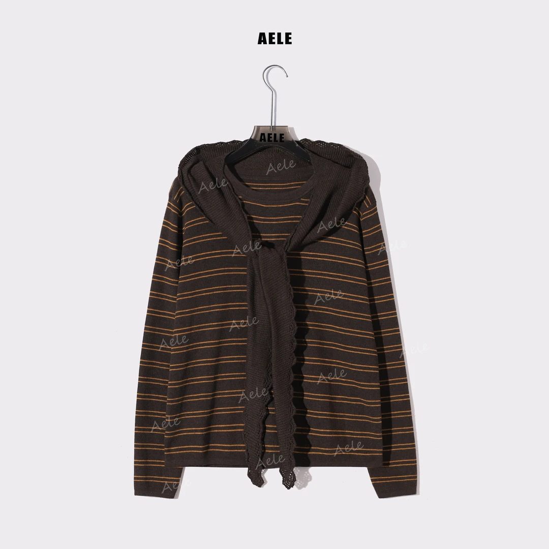 AELE设计感时尚休闲披肩宽松显瘦针织毛衣 X855 3310 AD