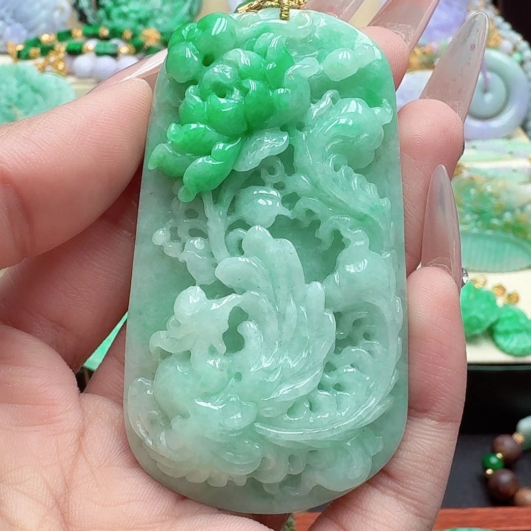 颈饰未镶嵌翡翠翡翠吊坠