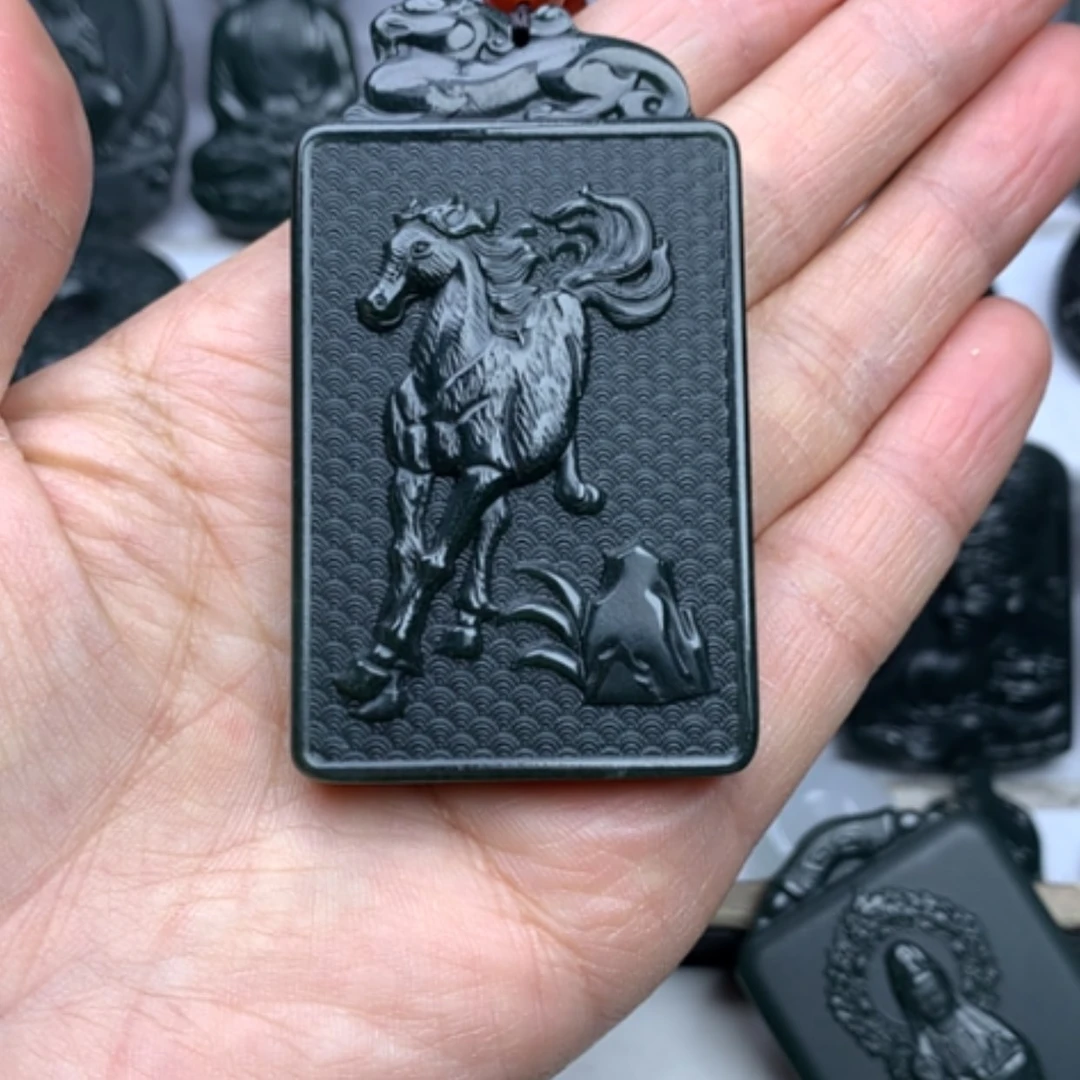 【闪购商品】和田玉颈饰未镶嵌，*双面雕刻