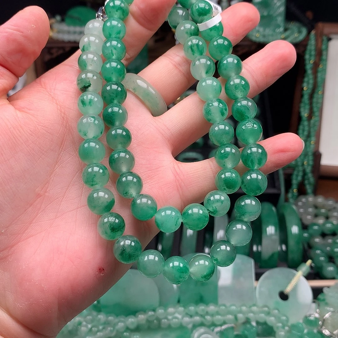 石英质玉项链未镶嵌荣*姐卡10.6