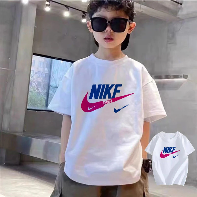 潮童夏日bi备~男童夏季韩版休闲百搭印花字母圆领短袖T恤S9162