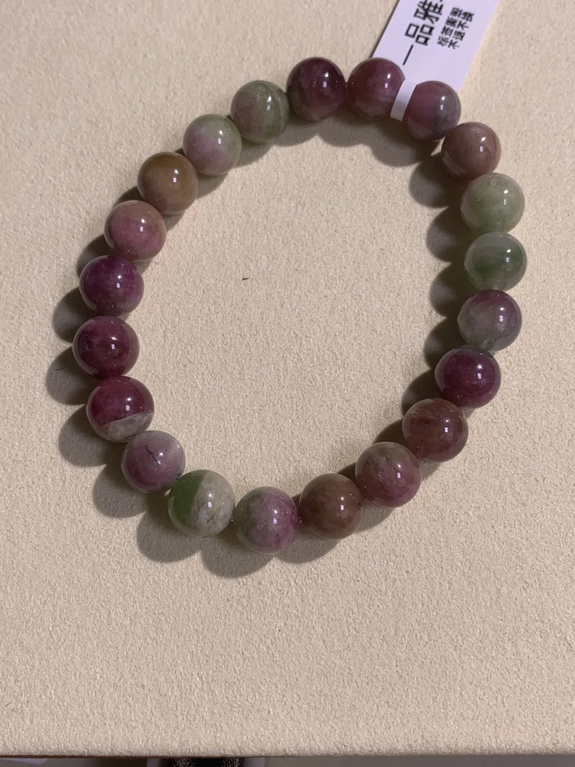 正宗天然碧玺西瓜碧玺9M+单圈多色碧玺(多样性发一)