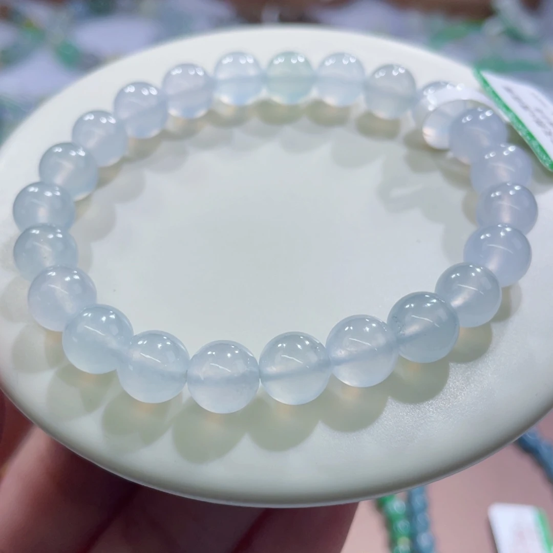 未镶嵌手链翡翠高冰胶卡8+