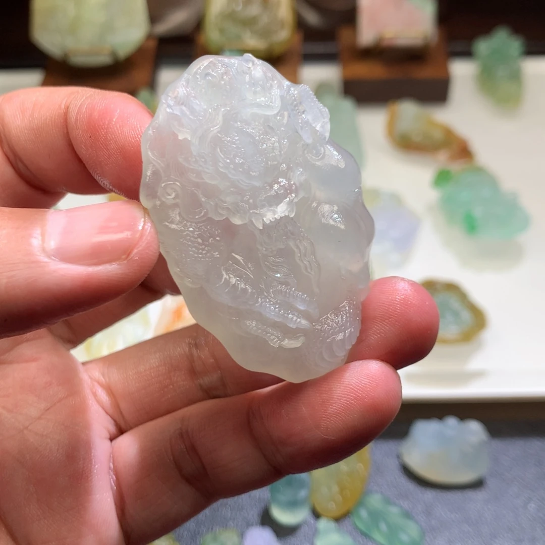 定制翡翠未镶嵌紧***帅翡翠