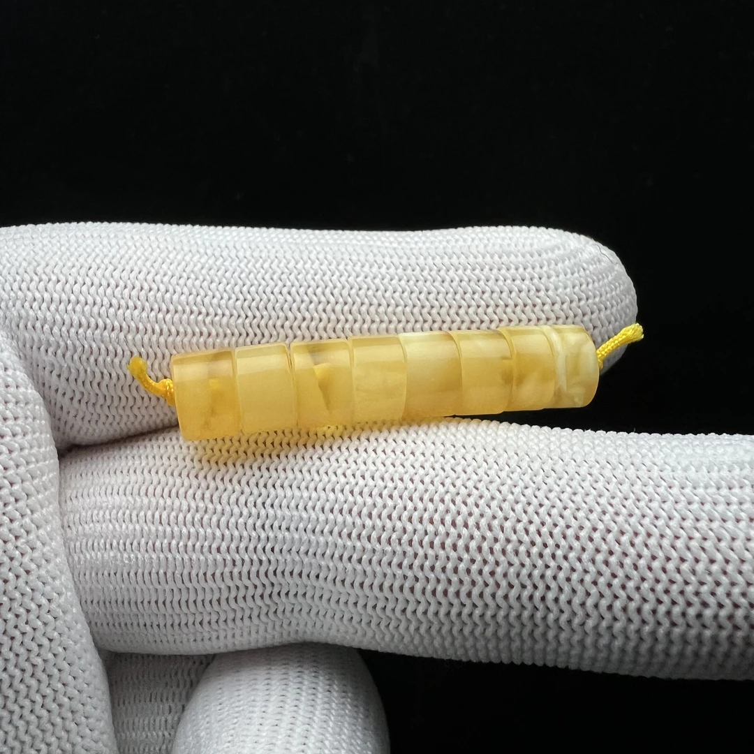 J3277天然俄料蜜蜡 隔片套装8mm一物一图实物拍摄假一罚十