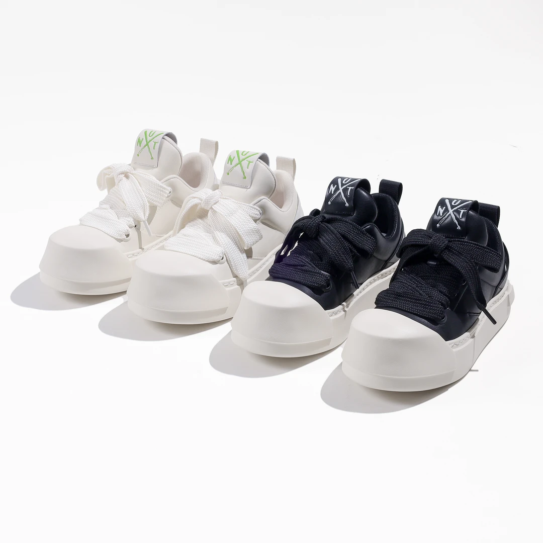 【张茂studio】时尚百搭大头板鞋休闲厚底松糕鞋运动鞋内增高面包鞋