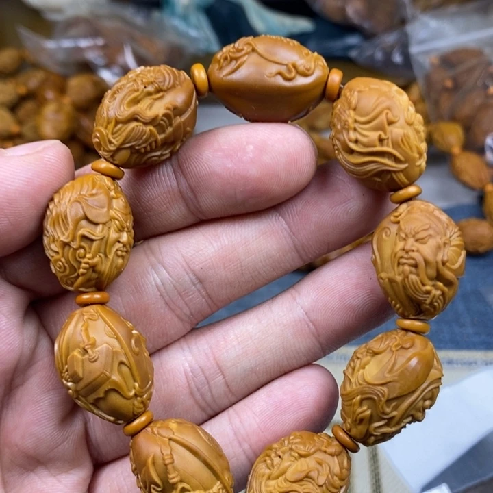 橄榄核手串/手链橄榄核雕工艺手串