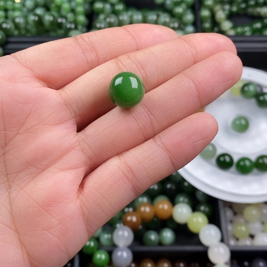 和田玉（碧玉）未镶嵌珠宝半成品