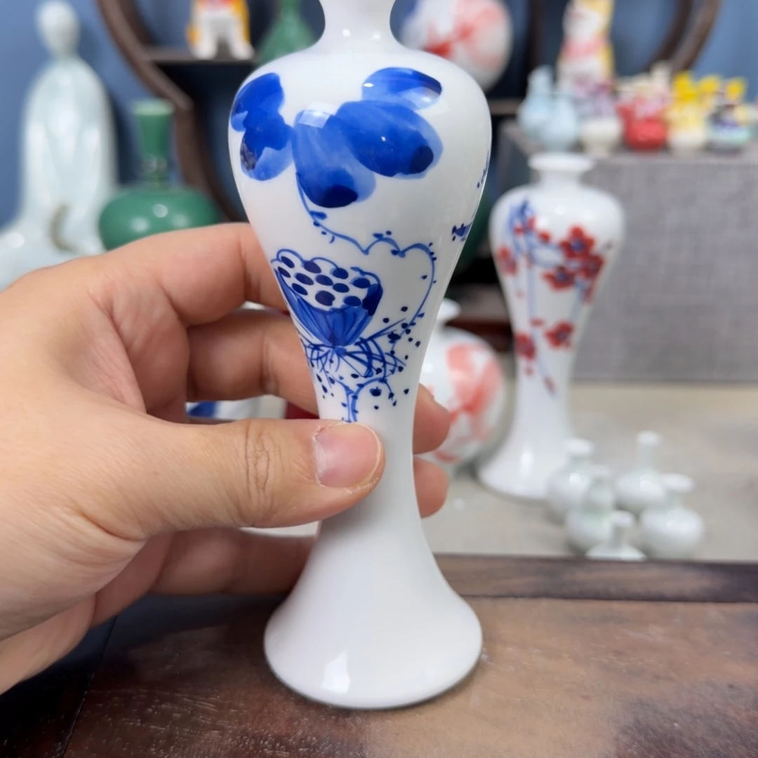 陶瓷手工小花器摆件