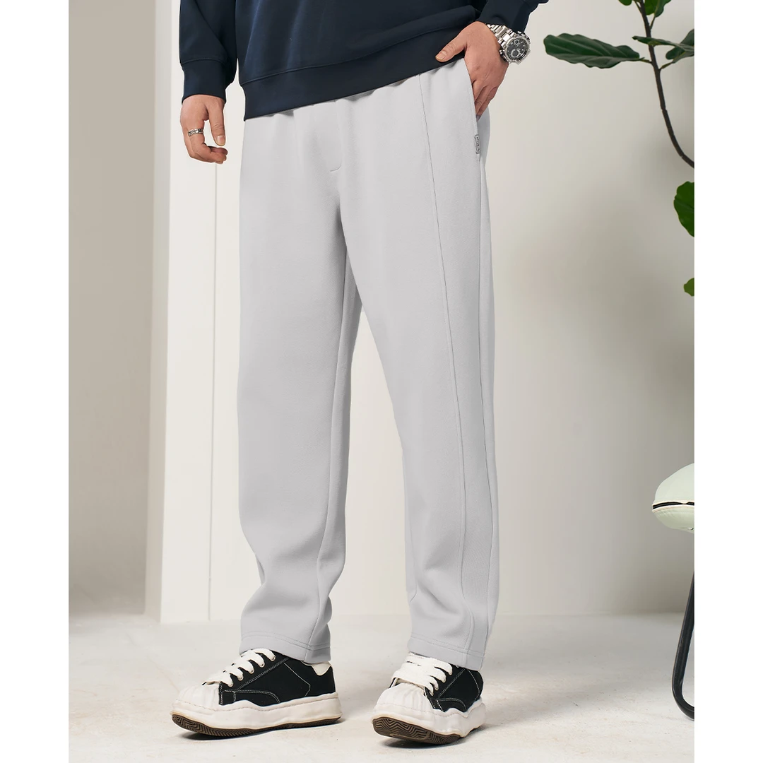 【显瘦弯刀裤】森老板大码男装200-300斤胖男士裤子春款宽松休闲裤