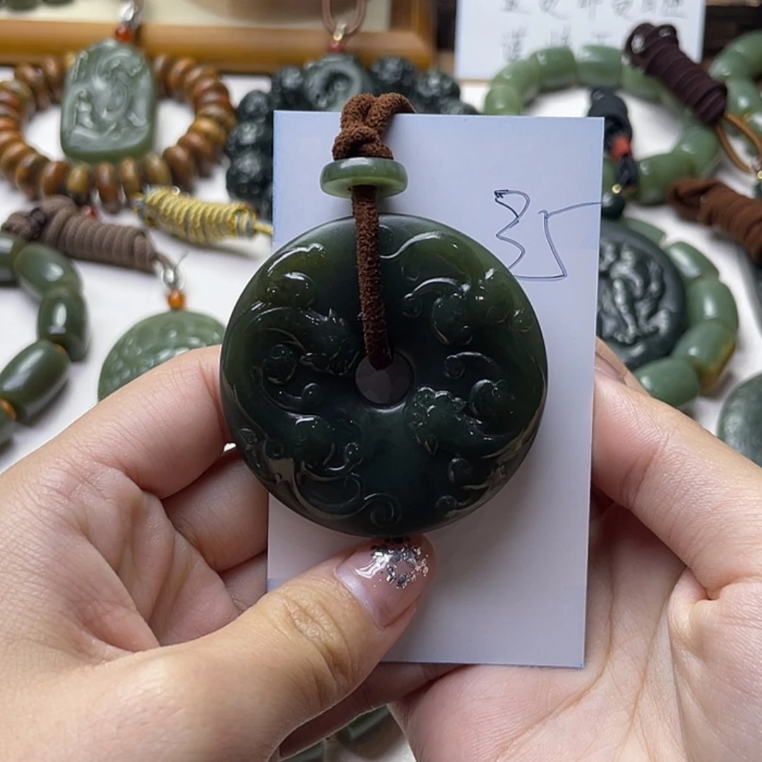 【闪购商品】和田玉挂件未镶嵌缘***定